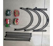 Tren de Navidad Juguete eléctrico Decoración del árbol de Navidad Tren Marco de la vía Ferrocarril