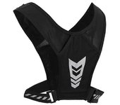 Soporte para teléfono con chaleco para correr, soporte para teléfono de pecho liviano con 4 bolsillos, chaleco reflectante para correr de entrenami...