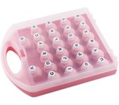 26pcs 26 letras Mini Paper Craft Puncher Machine Embosser Set DIY