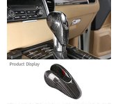 Maxpower Para Porsche Series Gear Handle Decoration Panamera Macan 911 718 Boxster Cayman True Carbon Fiber Gear Lever Cover Accessories Fibra de c...