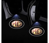 Luces de bienvenida de la puerta del coche Logotipo del proyector láser Lámpara de cortesía HD inalámbrica del coche para MG 6 350 42 550 ZT 7 ZS H...