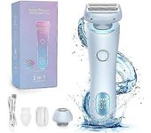 3.0 Waterproof Razor for Women - Wet & Dry Shaver for Painless Hair Removal on Legs, Arms, Underarms & Bikini Area