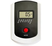 Monitor velocímetro con frecuencia cardíaca para bicicletas estáticas fitness, bicicleta magnética Blanco