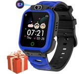 2025 Reloj inteligente móvil adecuado para niños y niñas, reloj inteligente para niños con alarma de reproductor de música con cámara SOS de llamada