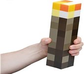 Tinor Minecraft Torch 2 modos de luz 2 modos de uso Funciona con pilas
