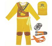 Sssxv Ninja Cosplay Disfraces Niños y Niñas Mono Juego de Armas Cosplay Anime Fantasía Infantil Halloween Fiesta de Navidad Ropa C-3 5T(120)