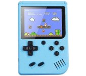 Gameboy Built-in 500 Classic Game Retro Videojuego Console_a_f AZUL
