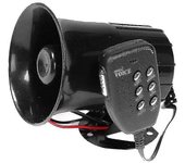 6 Sonido 100w Tono Fuerte Bocina Motocicleta Auto Coche Vehículo Camión Altavoz Alarma Sirena de Alarma Policía Ambulancia de Bomberos