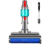 Cabezal eléctrico de fregado en seco y húmedo para aspiradora V7 V10 V11 V15, cepillo giratorio de limpieza para suelos duros y alfombras Como se m...