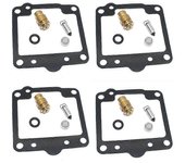 4set para Fj1200 1988-1992 Fj 1200 Kit de reparación del carburador de la motocicleta Junta de flotador 4