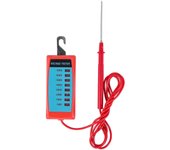 Probador de voltaje de cerca eléctrica para falla de cerca solar de jardín de granja rojo