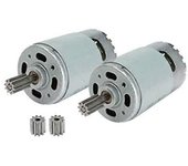 Universal 550 35000rpm Motor eléctrico Rs550 12v Motor Accesorios para niños Coche Niños en juguetes plata