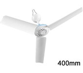 Ventilador de techo de 220 V 15.7 a 41 pulgadas Ventilador colgante eléctrico silencioso para cama de comedor 400mm