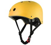 Scooter Casco de bicicleta Certificado por la CPSC Scooter de paseo en bicicleta ligero, ajustable y versátil, 3 tamaños amarillo L