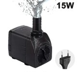 Bomba sumergible Sunrain, bomba de agua ultra silenciosa con bomba de fuente con cable de alimentación de 5 pies, 3 boquillas