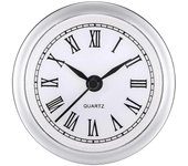 Mini reloj insertar 2,4 pulgadas 61mm reloj de cuarzo redondo ajuste movimiento miniaturas