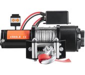 Vevor Cabrestante eléctrico de 4500 libras, cable de acero de 12 V, camión de remolque IP 55, ATV, UTV, todoterreno