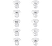 Inserciones de brida 13/15/17/19/21 mm 10PC, compatible con la copa de extractor de leche portátil Momcozy S12 Pro / S9 Pro / S12 / S9