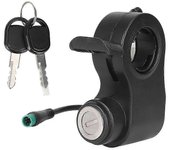 Cerradura de scooter eléctrico Lgnition para Kukirin para G2 para el bloqueo del interruptor del acelerador integrado máximo de 5 pines con Como se...