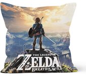 Kerota Cierre de cremallera oculta Fundas de almohada decorativas de doble cara The Legend of Zelda Funda de almohada Regalo, aplicar a la decoraci...