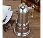 Cafetera de café moca de acero inoxidable de acero inoxidable para estufa o inducción para uso doméstico de inducción-XinHan