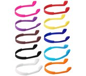 Paquete de 10 correas de silicona para gafas, gafas antideslizantes para niños, correa para gafas de sol (Muti-Color)