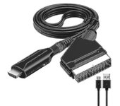 Adaptador de audio de audio y video Scart to Hdmi Converter para Hdtv / dvd / decodificador / ps3 / pal / ntsc