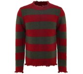 Horrible Cosplay Vestidos de Suéter Rojo Verde Trajes de Rayas Vestido de una pieza Disfraces de Halloween Cosplay para Hombres Mujeres Alta Calida...