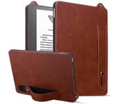 Para Amazon Kindle Scribe (2024) (2022) Funda Correa de Mano Soporte de Cuero Funda para Tableta - Marrón Multicolor Brown