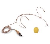 Micrófono de condensador de micrófono de diadema de diadema liviana Conector mini XLR de 3 pines para transporte inalámbrico de petaca 3 pin XLR