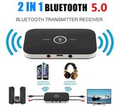 2 en 1 inalámbrico Bluetooth 5.0 Receptor Home Tv Adaptador de audio estéreo para PC teléfono portátil
