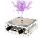 Música Bluetooth, Teslacoil, Artificial, Arco de Rayos, Arco de Teslacoil, Plasma de Arco Táctil, Generador de Chispas Táctiles Como se muestra