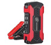 Arrancador de salto de coche de 2500 A, refuerzo de batería portátil Bmatwk 23800mAh para todos los motores diesel de gasolina / 8.0L - Soporte de ...
