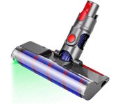Cepillo para V10 V8 V7 V11 V15 Aspiradora de accionamiento directo Cepillo turbo con liberación rápida para limpiar alfombras[hs] Como se muestra