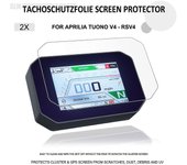 Nuevos accesorios para motocicleta 9H Velocímetro Protector de pantalla de instrumentos 2 piezas para Aprilia Tuono V4 rsv4 2022 2022 -