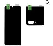 Para Motorola Razr 40 Ultra 5G Protector de pantalla de privacidad de película de TPU suave C