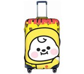 BT21 BTS Cubierta de equipaje de viaje 18-32 pulgadas Cubierta de equipaje engrosada de alta elasticidad Cubierta protectora de maleta a prueba de ...