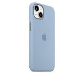 Funda de silicona con Magsafe para funda de teléfono Iphone 13 Niebla azul