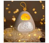 El nido de pájaros tomó la luz del reloj despertador inteligente para despertarse