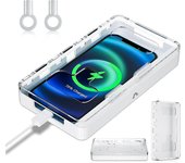 Caja de bloqueo portátil de la cárcel del teléfono celular, casillero de almacenamiento de autocontrol compatible con Iphone, Samsung, Huawei -aqwg