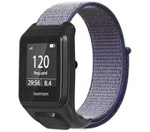 Para TomTom Runner 3/Adventurer Correa de reloj deportiva de nailon ajustable con estuche Multicolor Style F