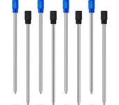 24 Piezas Recambios de Bolígrafo para Bolígrafos Diamond Crystal Stylus - Tinta Negra y Azul - 2.75 pulgadas