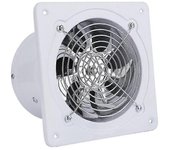 Ventilador soplador de utilidad de 4 pulgadas, 220 V, extractor de ventilador de bajo ruido ventilador de pared ventilador de conducto blanco