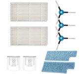 Juego de cepillos laterales para robot aspirador de la serie Hobot Legee 669/668 Accesorios de robot aspirador Piezas de repuesto ~ 28894
