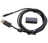 Cable de ratón USB trenzado Cable de carga negro Adaptador de ratón para Logitech G502