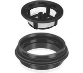 Filtro de tanque de agua de repuesto para IRobot Braava Jet M6 (6110) (6012) (6112) (6113) Robot trapeador Reemplace la pieza 4650144 BlackGrey