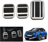 2019-2022 2023 Peugeot 208 2008 Pedales de acelerador y freno, Peugeot 2008 P24 Peugeot 208 P21 Tapas de pedal Cubierta Pedales Reposapiés [Transmi...