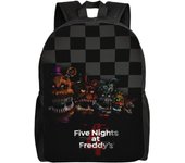 FNAF Five Night At Freddy Mochila Resistente al Agua Mochila Escolar Universitaria Mochila Mochila de Viaje Senderismo Acampada Mochila para Adulto...