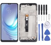 Tft Lcd pantalla para Motorola Moto G50 Xt2137-1 Xt2137-2 digitalizador completo con marco (negro)