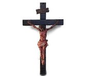 Crucifijo realista,Herida de crucifijo realista para la meditación Cruz de pared buena.